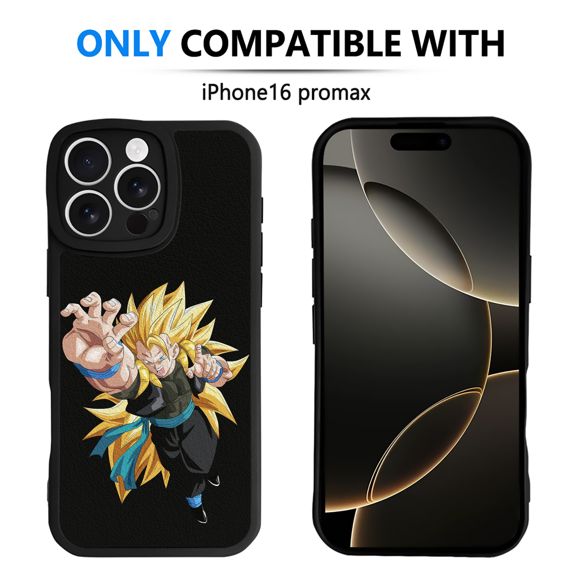 （画像用） ドラゴンボール ベジータ四世（Bejīta Yonsei）DRAGON BALL Vegeta IV 【iPhone 16シリーズ対応】シリコンスマホケース（レザー調） 材質：シリコン